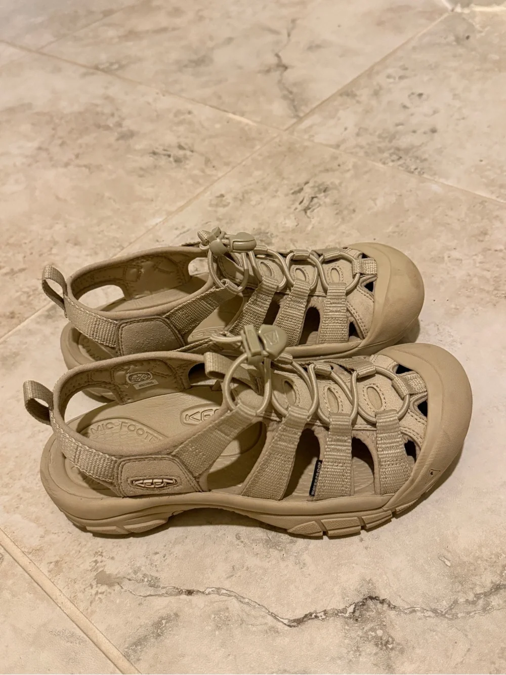 Keen Women's Closed-Toe Sport Sandals in Tan
